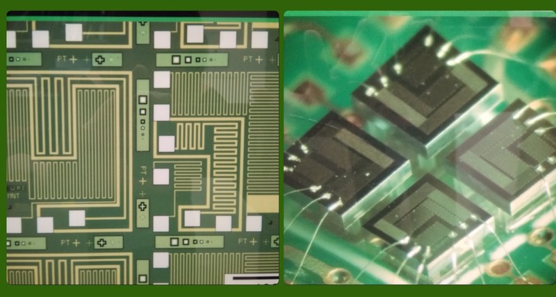 Travel to Mars a microchip designed by researchers from the Department